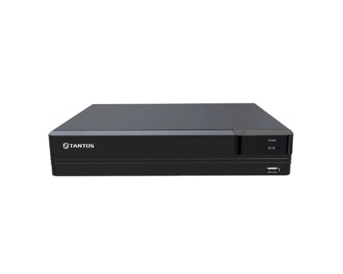 [Камеры видеонаблюдения] Видеорегистратор Tantos TSr-NV08155P сетевой 8 канальный  для IP камер со встроенным 8 портовым PoE коммутатором