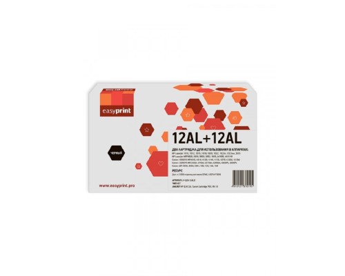 [Расходные материалы]                 12ALD Двойная упаковка картриджа EasyPrint LH-Q2612ALD для HP LJ1010/1015/1020 (2шт.x3000 стр.)