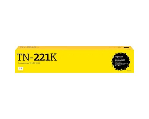 [Расходные материалы]             TC-MTN-221BK Тонер-картридж T2 для Konica-Minolta BizHub C227/C287 (24000 стр.) черный, с чипом