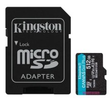 Micro SecureDigital 512GB Kingston SDCG4/512GB Canvas Go! Plus V10 A2 + adapter