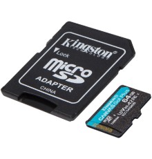 Micro SecureDigital 64GB Kingston SDCG4/64GB Canvas Go! Plus V10 A2 + adapter