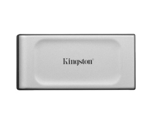 [носитель информации] Kingston External SSD 2TB XS2000 BOC, Type-C, USB 3.2 Gen 2x2, R/W 2000/2000MB/s, IP55, 70x33x14mm, Silver (60 мес)