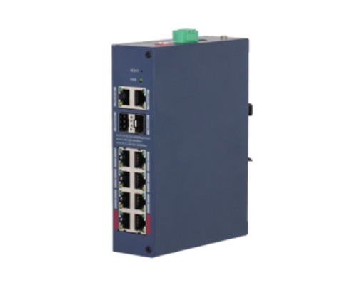 [Коммутаторы] DAHUA DH-CHS4212-8GT-110 8-портовый гигабитный PoE коммутатор с функцией облачного управления 8 RJ45 10/100/1000Мбит/с (PoE/PoE+/Hi-PoE/IEEE 802.3bt), 2 RJ45 10/100/1000Мбит/с (uplink), 2 SFP 1000Мбит