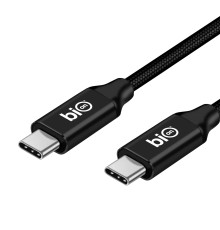 Bion Кабель USB4 v2.0 (CM/CM), 16K@60Hz, 80 Гбит/с, 240W, 5A, медь, 1 м, чёрный [BXP-USB4V2-CMCM-010M]
