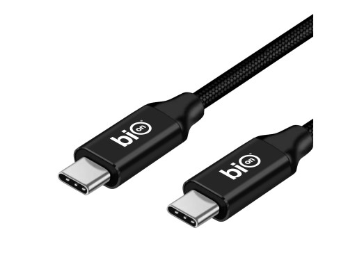 [кабели] Bion Кабель USB4 v2.0 (CM/CM), 16K@60Hz, 80 Гбит/с, 240W, 5A, медь, 2 м, чёрный [BXP-USB4V2-CMCM-020M]