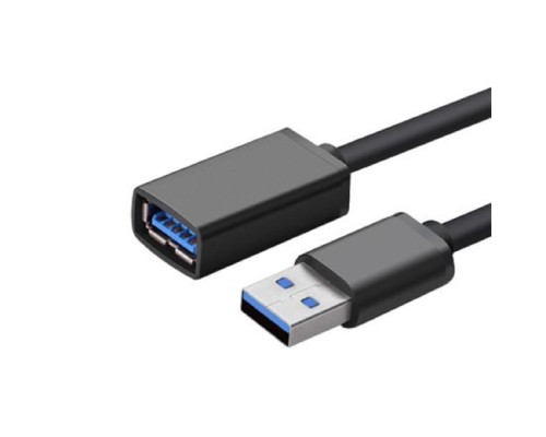 [кабели] Bion Кабель удлинительный USB 3.0 AM/AF, 3 м, чёрный [BXP-CCP-USB3-AMAF-030M]