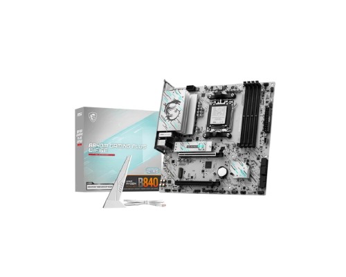 [Материнская плата] Материнская плата MSI B840M GAMING PLUS WIFI6E SocketAM5 AMD B840 4xDDR5 mATX AC`97 8ch(7.1) 2.5Gg RAID+HDMI