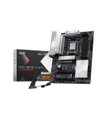 Материнская плата MSI PRO X870E-P WIFI X870E, AM5, 4*DDR5, 3*PCIEx16, 1*PCIEx1, 3*M.2, 2*TypeC, 2*USB3.2Gen2, 6*USB3.2Gen1, 10*USB2.0, 4*SATA3.0, 5G, Type-C(DP), HDMI, ATX, RTL