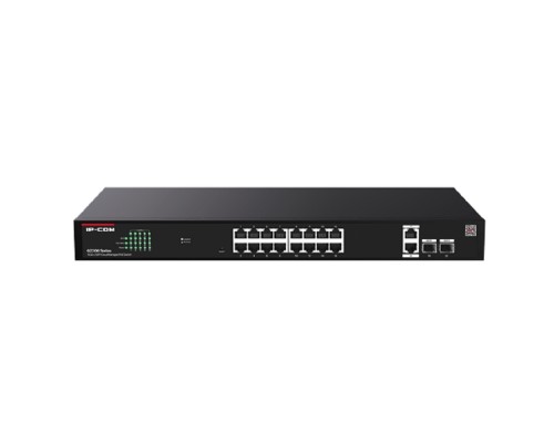 [Сетевое оборудование] IP-COM G2220P-16-250W Коммутатор управляемый PoE, 18 портов, 18x1 Гбит/с, SFP 2x1 Гбит/с, PoE 16x 30Вт (до 230Вт)