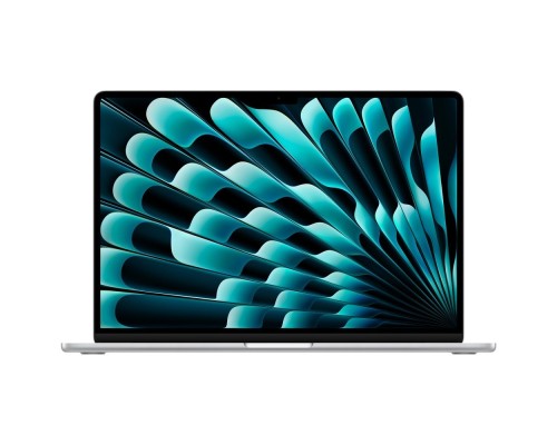 [Ноутбук] Apple MacBook Air 15-inch 2024 [MW1G3LL/A] (КЛАВ.РУС.ГРАВ.) Silver 15.3
