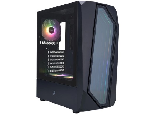 [Корпус] 1STPLAYER INFINITE SPACE IS6 ARGB Black / ATX / 3x120mm ARGB fans / IS6-BK-2F7R-1F7