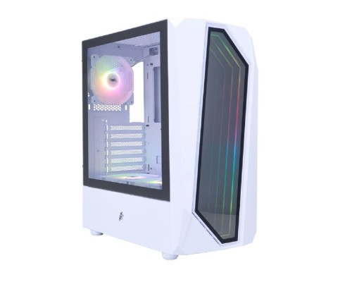 [Корпус] 1STPLAYER INFINITE SPACE IS6 ARGB White / ATX / 3x120mm ARGB fans / IS6-WH-2F7R-W-1F7-W