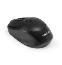 Exegate EX298896RUS Беспроводная мышь ExeGate Professional Standard SR-9005 (радиоканал 2,4 ГГц, USB, оптическая, 1200dpi, 4D, 4 кнопки и колесо прокрутки, черная, RTL)
