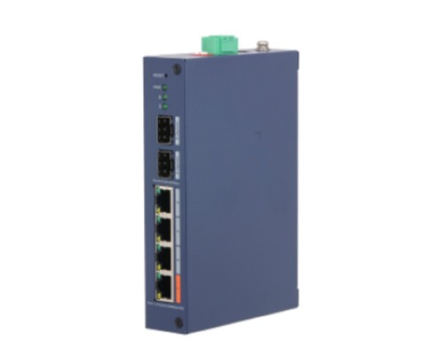 [Коммутаторы] DAHUA DH-CHS4206-4GT-60 4-портовый гигабитный PoE коммутатор с функцией облачного управления  4 RJ45 10/100/1000Мбит/с (PoE/PoE+/Hi-PoE), 2 SFP 1000Мбит/с (uplink)