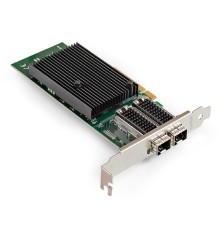 Exegate EX299015RUS Сетевой адаптер ExeGate EXE-X710-2SFP+ (PCI-E x8 v.3, порты 2x SFP+, Dual 10Gb/s, Server NIC Chipset Intel FTXL710)