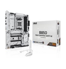 ASUS B850 MAX GAMING WIFI W (Socket AM5,  ATX, 4xDDR5(256GB), DP/HDMI 2.1, 1xPCIe 5.0x16/1xPCIe 4.0x16/2xPCIe 3.0x16, 1xLAN (2.5GbE), Wi-Fi, BT, 4xSATA 6Gb/s, 3xM.2, 1*Type-C, 5xUSB 3.2, 2xUSB 2.0)
