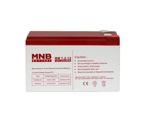 [МНБ акб] MNB Battery MNB MM 7.2-12 (12V/7,2Ah) F2 {УТ-00003221}