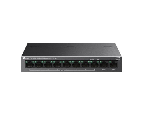 [Сетевое оборудование] TP-Link LS110P Настольный коммутатор с 10 портами 10/100 Мбит/с (8 портов PoE+)