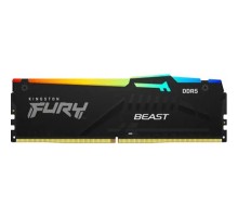 Kingston 32GB 5200MT/s DDR5 CL40 DIMM FURY Beast RGB KF552C40BB2A-32