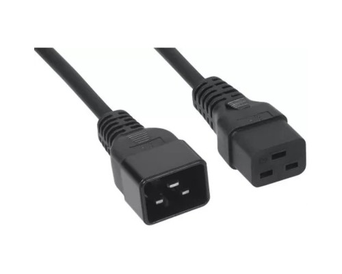 [кабель] Кабель питания Filum FL-PC-C19/C20-C-0.5-BK ПВС-АП 3x1.5 С19 - C20, 220/250В, 16А, чёрный, 0.5м (1084611)