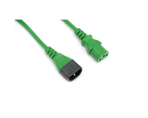 [кабель] Кабель питания Filum FL-PC-C13/C14-C1-1.8-GR ПВС-АП 3x1.0 С13 - C14, 220/250В, 10А, зеленый, 1.8м	(1070852)
