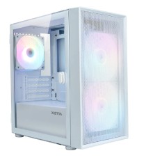 XASTRA Корпус A305M 3FRGB White mATX/Mesh/ tempered glass / 2x140mm + 1x120mm FRGB fans/ Door/ A305M-2FC14F-1FC12F-D-WH