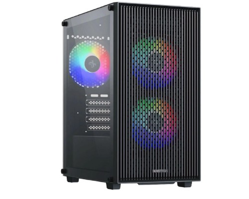 [Корпуса] XASTRA Корпус A307M 3FRGB Black mATX/Mesh/ tempered glass / 3x 120mm FC120 FRGB fans/ A307M-3FC12BK