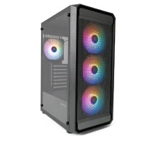 XASTRA Корпус A403 4ARGB Black ATX/Mesh/ tempered glass / 4x120mm ARGB PWM fans/ A403-4FC12A