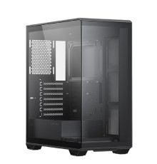 XASTRA Корпус Q600-0F Black ATX/Aquarium/Screewless/no fans/ Q600-0F