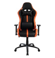 Кресло игровое Filum FL-CH-G-050 пластиковая крестовина, спинка/сиденье экокожа с прострочкой, поясничная подушка, подлокотники с регулировкой по высо (1113087)