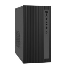 Exegate EX299399RUS Корпус Minitower ExeGate BAA-303M-AA500 (mATX, БП AA500 с вент. 8см, 2*USB, HD Audio, черный)