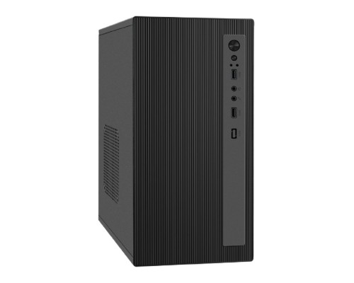 [Корпуса] Exegate EX299218RUS Корпус Minitower ExeGate BAA-303M-UNS450 (mATX, БП UNS450 с вент. 12см, 2*USB, HD Audio, черный)