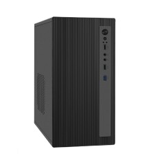 Exegate EX299068RUS Корпус Minitower ExeGate BAA-303MU-AAA450 (mATX, БП AAA450 с вент. 8см, 2*USB+1*USB3.0, HD Audio, черный)