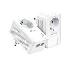 TP-Link TL-PA7027P KIT AV1000 Комплект гигабитных Powerline-адаптеров со встроенной розеткой