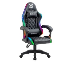 Игровое кресло Energy Черный,RGB,класс 4,PU DEFENDER