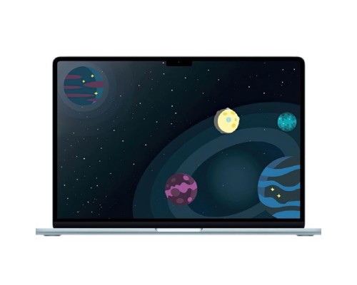 [Ноутбук] Apple MacBook Air 15-inch 2025 [MC7D4ZA/A] (КЛАВ.РУС.ГРАВ.) Sky Blue 15.3