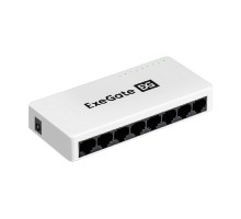 Exegate EX298686RUS Коммутатор неуправляемый ExeGate EDES-1008C (8-портовый UTP 10/100Mbps, с функцией энергосбережения (Green Ethernet Technology), настольный/настенный)