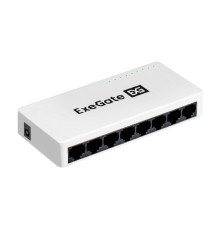 Exegate EX298686RUS Коммутатор неуправляемый ExeGate EDES-1008C (8-портовый UTP 10/100Mbps, с функцией энергосбережения (Green Ethernet Technology), настольный/настенный)