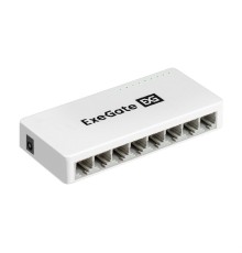 Exegate EX298688RUS Коммутатор неуправляемый ExeGate EDGS-1008C (8-портовый гигабитный UTP 10/100/1000 Base-T, с функцией энергосбережения (EEE), настольный/настенный)