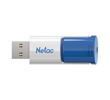 Netac USB Drive 64GB U182 Blue USB3.0 [NT03U182N-064G-32BL], выдвижной