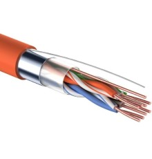 Rexant (01-0150-R) Кабель витая пара F/UTP, CAT 5e, ZH нг(А)-HF, 4PR, 24AWG, INDOOR, SOLID, оранжевый, 305м, РФ