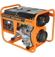 Генератор CARVER  PPG - 5000D дизель [01.020.00050] { (LT-178F, 3,3/3,6 кВт, 220В, бак12.5л, медь) (12 шт/пал) }