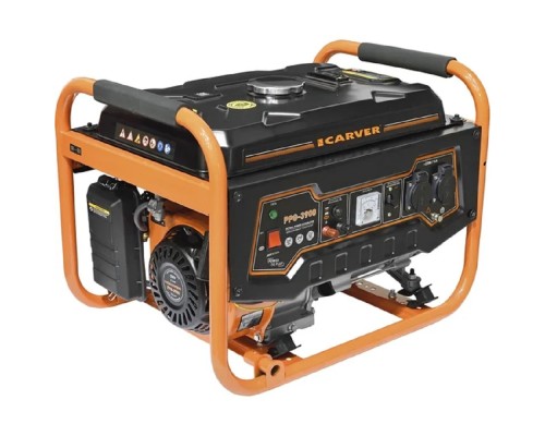 [Генераторы] Генератор CARVER PPG- 3900 бензин [01.020.00007] { (LT-170F, 2,8/3,0кВт, 220В, бак 15л, обмотка медь)(16шт/пал) }
