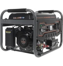 Генератор CARVER PPG- 3900AE бензин [01.020.00021] { (LT-170F, 2,9/3,2кВт, 220В, бак 15л, эл. стартер)(16шт/пал) }