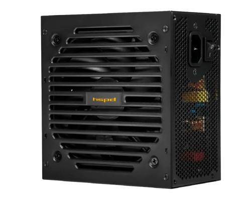 [Блоки питания] Power Supply HSPD, 750W 80+ Bronze (ATX, 2.31, Semi-modular, 1x24(20+4)pin 550mm, 1xCPU*2 8(4+4)pin 600+150mm, 1xPCIe*2 8(6+2)pin 500+150mm, 2xSATA*3 400+150+150mm, 1xMOLEX4pin*3+FDD 400+150+150+150mm
