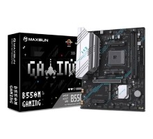 MAXSUN MS-B550M GAMING WIFI (Socket AM4, mATX, 2*DDR4, VGA/HDMI, 2*SATA3, 2*M.2, 1*PCIEx16/1*PCIEx4, 4*USB 2.0, 2*USB 3.2 Gen1, Wi-Fi 5,  LAN 1*1G, RTL)