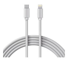 Rexant (18-1129) Кабель Lightning – Type-C 3A, 1м, ПВХ, белый 