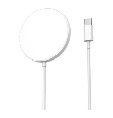 Rexant (18-7079) Беспроводное зарядное устройство Fast charge, Qi 15Вт, серебро 