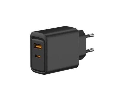 [Зарядные устройства] Rexant (18-2219) Сетевое зарядное устройство с портами USB-A и USB-C, 30Вт, черное 