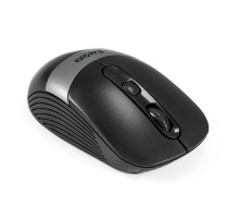 Exegate EX298895RUS Беспроводная мышь ExeGate Professional Standard FG-10 Grey (радиоканал 2,4 ГГц, USB, оптическая, 1200dpi, 4D, 4 кнопки и колесо прокрутки, черная, серая вставка, RTL)